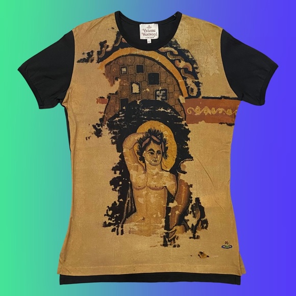 Vivienne Westwood Tops - VIVIENNE WESTWOOD Silk Dionysos T-Shirt
